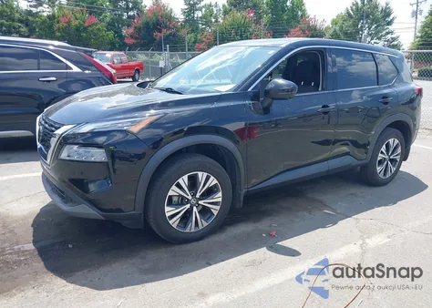 2021 Nissan Rogue Sv Fwd из США, поврежденный, VIN 5N1AT3BA2MC738708